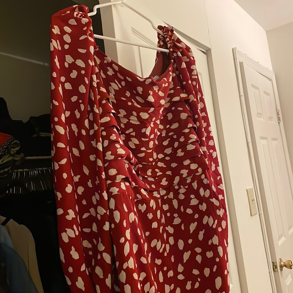 Grassfields Red Jina Dress